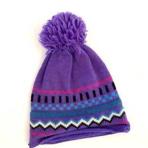 Vintage Accessories - Vintage 90s Pom Pom ski hat beanie Vintage Accessories - Vintage 90s Pom Pom ski hat beanie